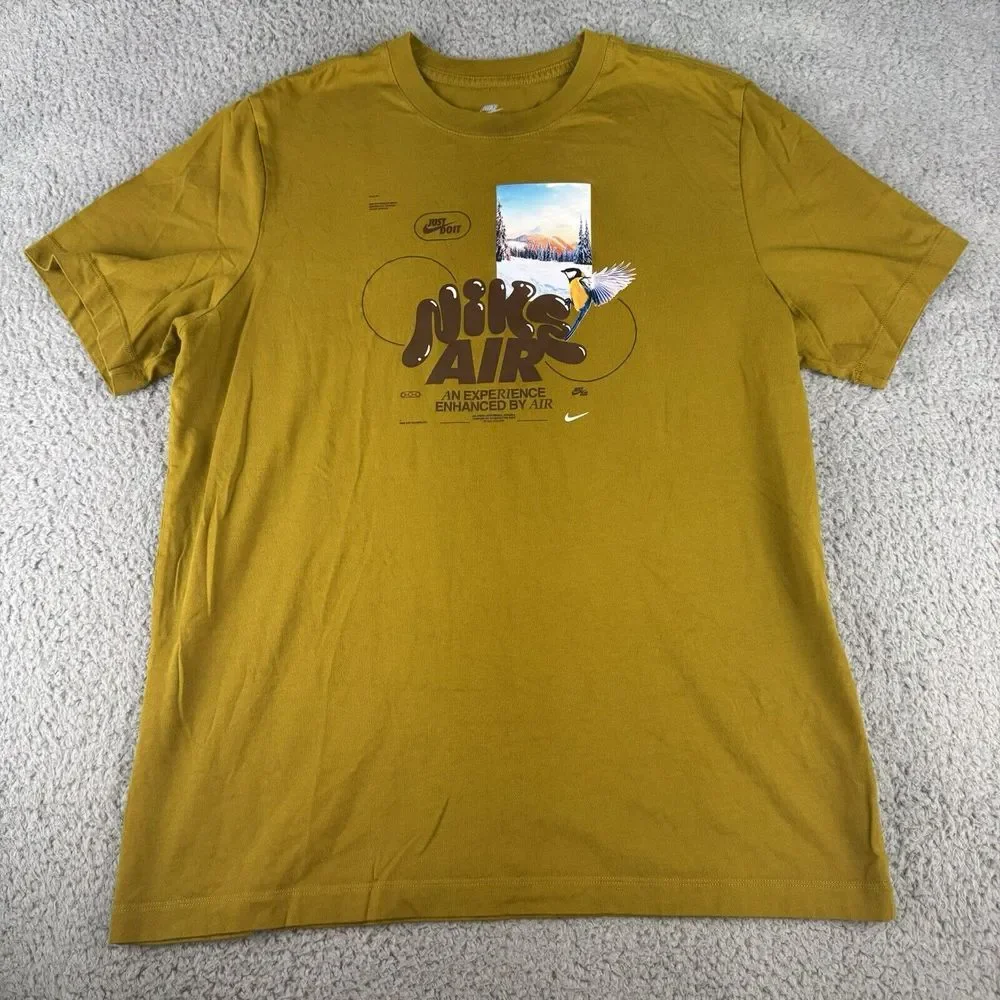 Nike Sportswear Short Sleeve Graphic T-Shirt‎ Men's Large Nike Air Bird
